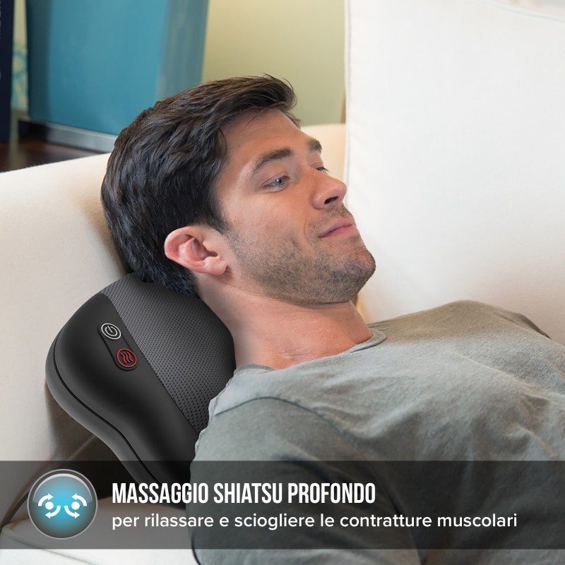 HoMedics Cuscino per Massaggio Shiatsu Multiuso per un totale rilassamento del corpo SP-7H-EU