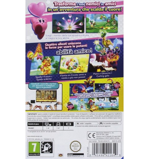 Nintendo Kirby Star Allies Standard English, Italian Nintendo Switch