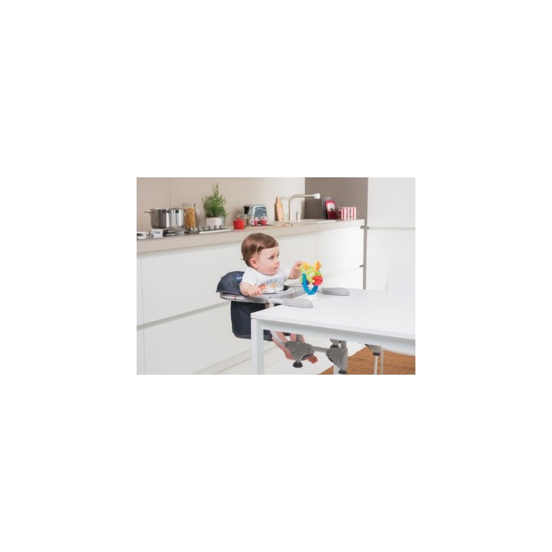 Chicco 360 ° Sedia da tavolo per bambino da aggancio Seduta imbottita Grigio