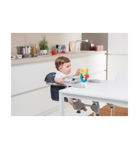 Chicco 360 ° Chaise de table pour bébé Siège rembourré Gris