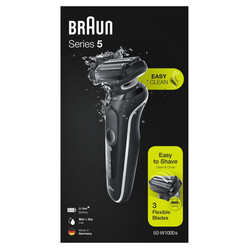 Braun Series 5 50-W1000s Máquina de afeitar de láminas Blanco