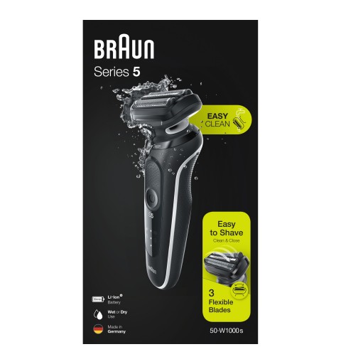 Braun Series 5 50-W1000s Rasoir à grille Blanc