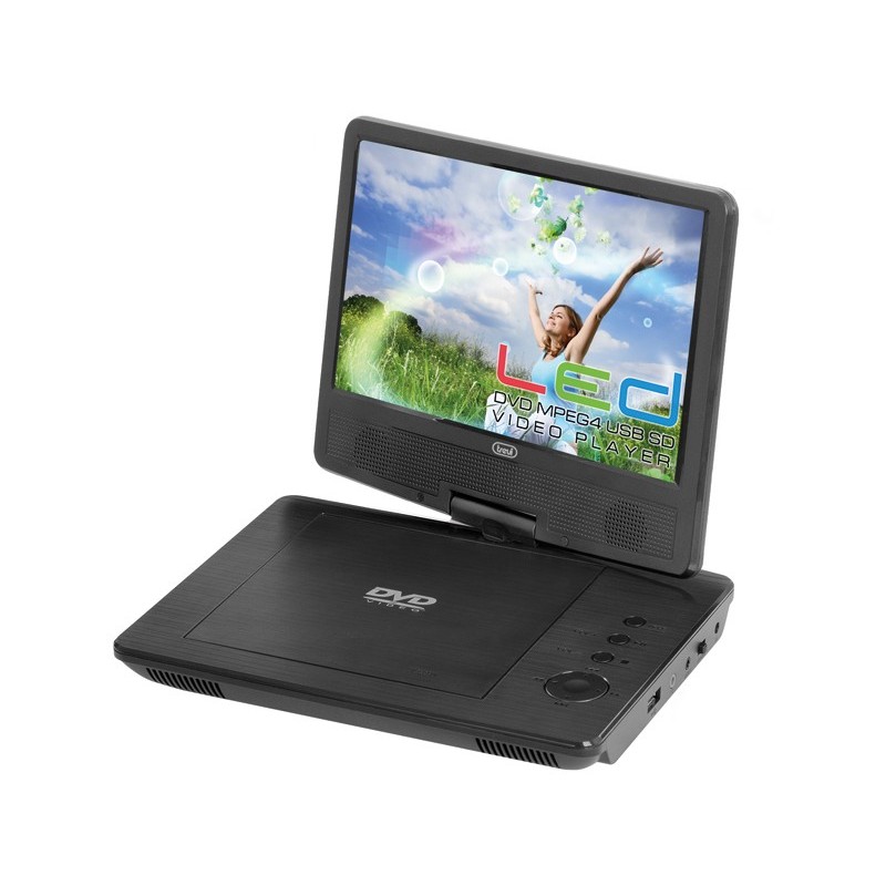 Trevi PDX 1409 Lecteur DVD portable Convertible 22,9 cm (9") 800 x 480 pixels Noir