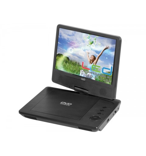 Trevi PDX 1409 Lecteur DVD portable Convertible 22,9 cm (9") 800 x 480 pixels Noir