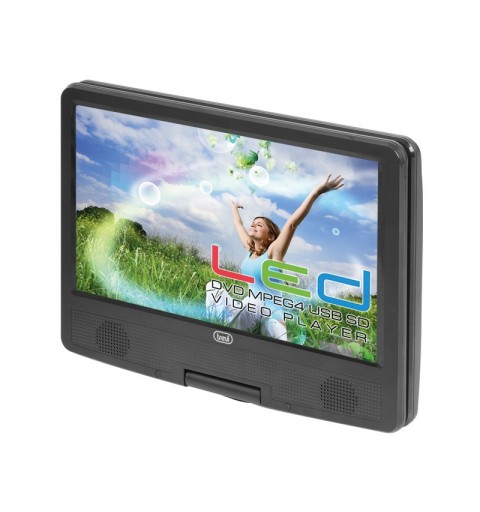 Trevi PDX 1409 Lecteur DVD portable Convertible 22,9 cm (9") 800 x 480 pixels Noir