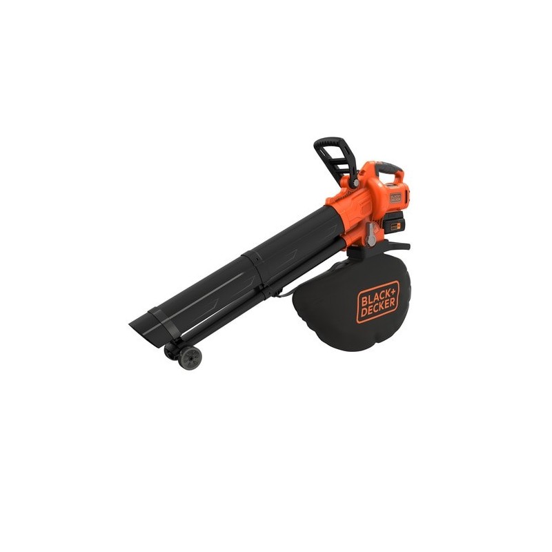 Black & Decker BCBLV3625L1 soffiatore di foglie cordless 270 km h Nero, Arancione 36 V Ioni di Litio