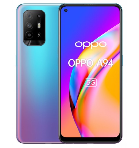 OPPO A94 5G 16,3 cm (6.43") Double SIM ColorOS 11.1 USB Type-C 8 Go 128 Go 4310 mAh Bleu