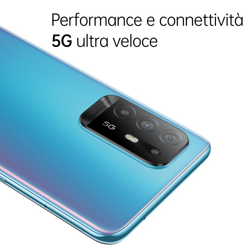 OPPO A94 5G 16,3 cm (6.43 Zoll) Dual-SIM ColorOS 11.1 USB Typ-C 8 GB 128 GB 4310 mAh Blau