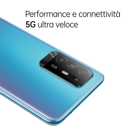 OPPO A94 5G 16,3 cm (6.43") Double SIM ColorOS 11.1 USB Type-C 8 Go 128 Go 4310 mAh Bleu