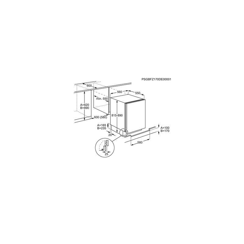 Electrolux LXB2AF82S frigorifero Da incasso 127 L F