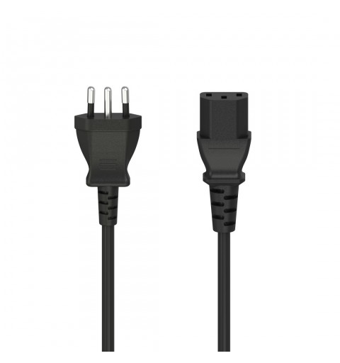Hama 00200746 power cable Black 1.5 m Power plug type L C14 coupler