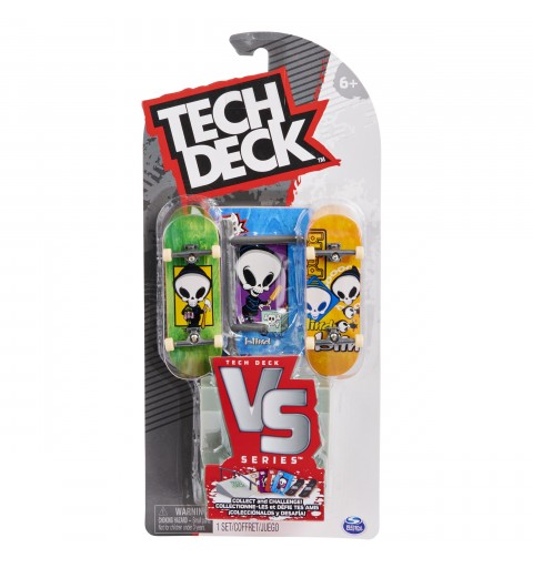 Tech Deck FINGER SKATE - - PACK VERSUS 2 FINGER SKATES - Authentiques Finger Skates A Collectionner Avec Obstacle - 6061574 -