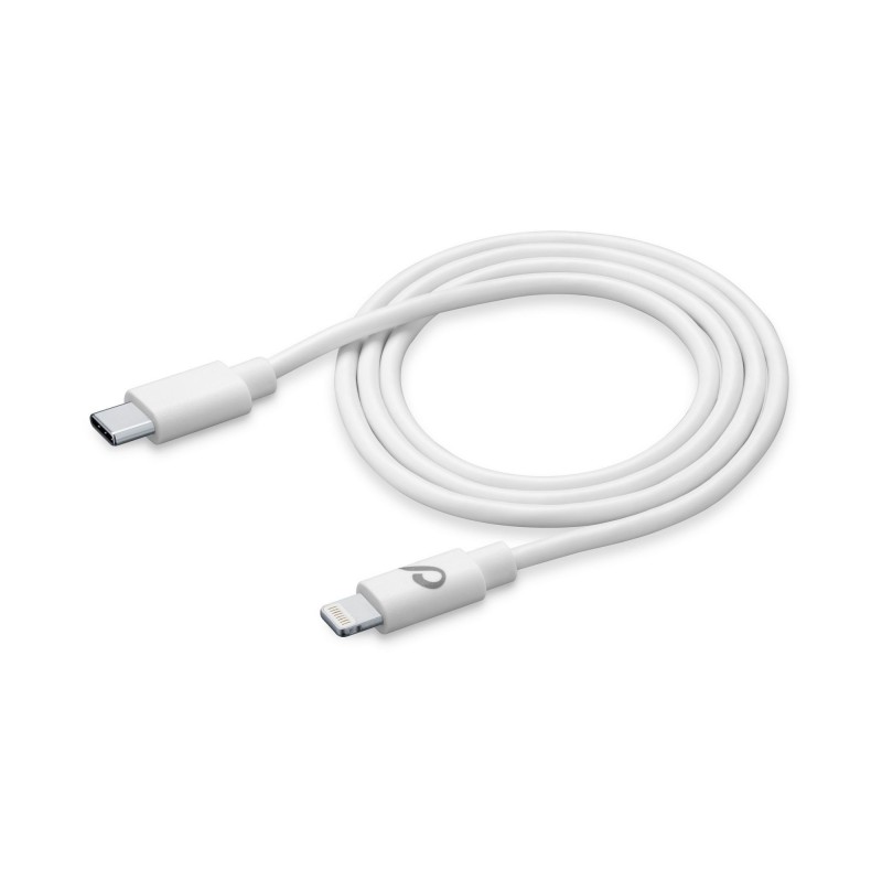 Cellularline USBDATAC2LMFI60CMW Lightning-Kabel 0,6 m Weiß