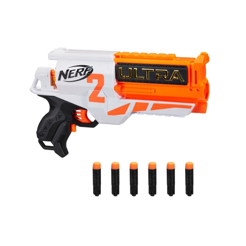 Nerf Ultra Two Blaster motorizzato a retrocarica rapida, 6 dardi Ultra