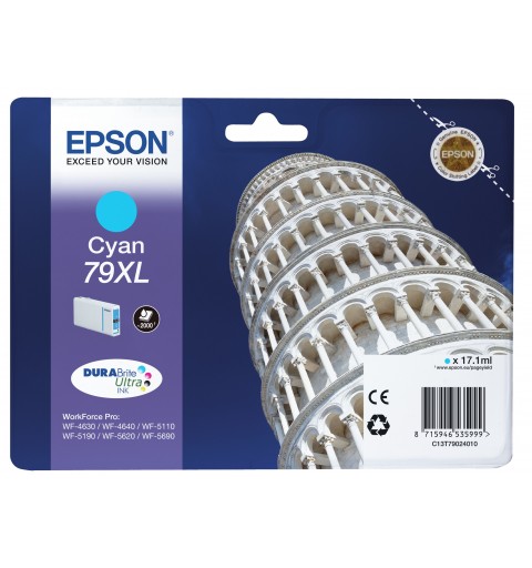 Epson Tower of Pisa Tintenpatrone 79XL Cyan