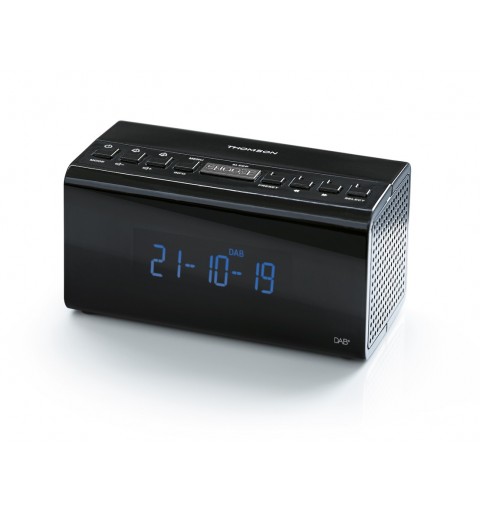 Thomson CR50DAB réveille-matin Réveil numérique Noir