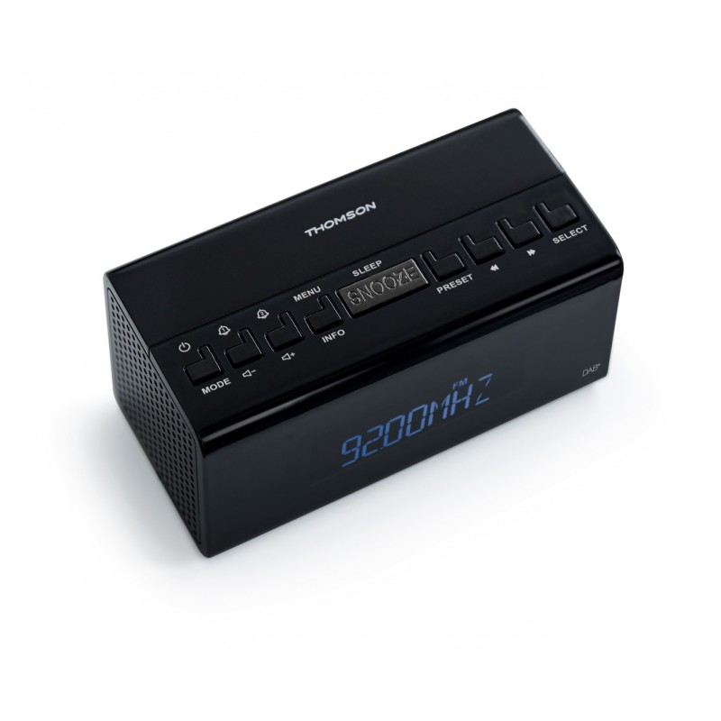 Thomson CR50DAB alarm clock Digital alarm clock Black