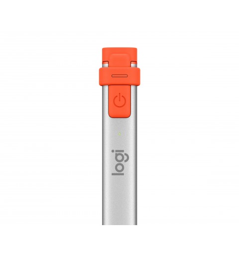 Logitech Crayon lápiz digital 20 g Naranja, Blanco