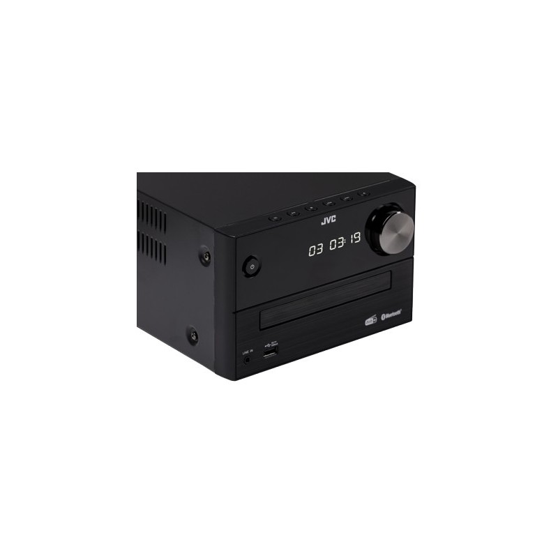 JVC UX-C25DAB ensemble audio pour la maison Système micro audio domestique 14 W Noir