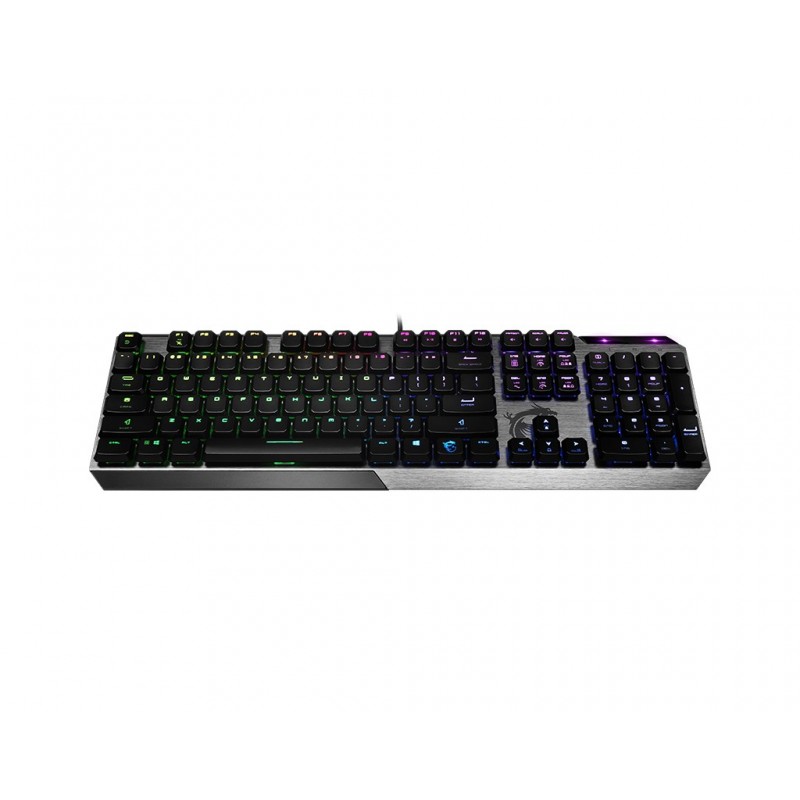 MSI Vigor GK50 teclado USB QWERTY Italiano Negro, Metálico