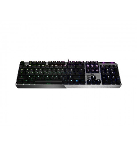 MSI Vigor GK50 teclado USB QWERTY Italiano Negro, Metálico