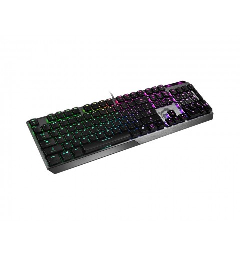 MSI Vigor GK50 teclado USB QWERTY Italiano Negro, Metálico