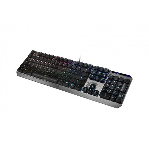 MSI Vigor GK50 teclado USB QWERTY Italiano Negro, Metálico