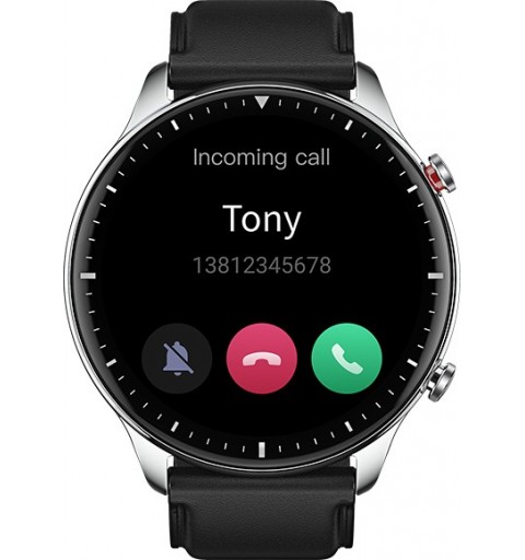 Amazfit GTR 2 Classic 3,53 cm (1.39") AMOLED Argento GPS (satellitare)
