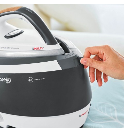Polti VN18.10 2200 W 1,3 L Semelle en aluminium Noir, Gris, Blanc