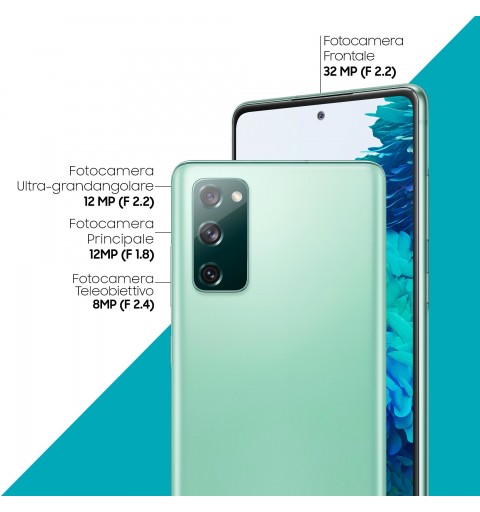 Samsung Galaxy S20 FE SM-G780GZGDEUE smartphone 16,5 cm (6.5") Double SIM 4G USB Type-C 6 Go 128 Go 4500 mAh Couleur menthe