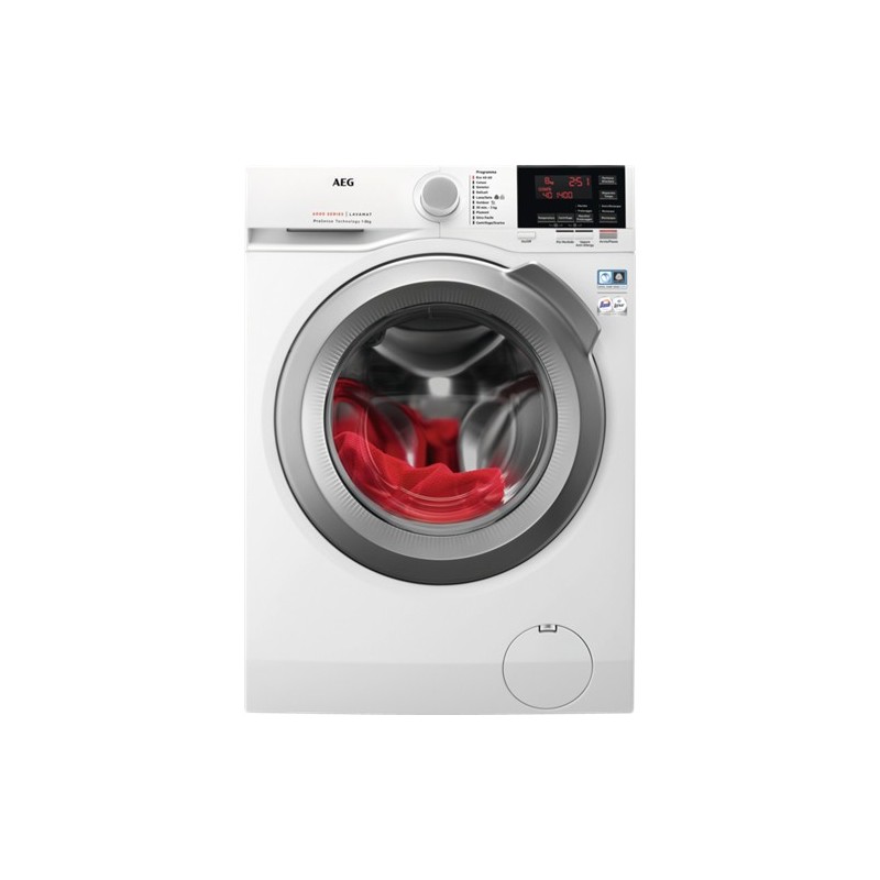 AEG L6FEG845 lavadora Carga frontal 8 kg 1400 RPM B Blanco