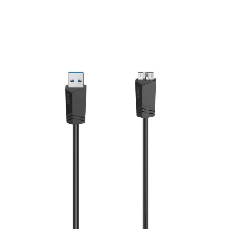 Hama 00200627 câble USB 1,5 m Micro-USB A USB A Noir