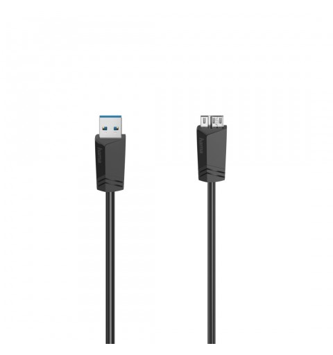 Hama 00200627 USB Kabel 1,5 m Micro-USB A USB A Schwarz