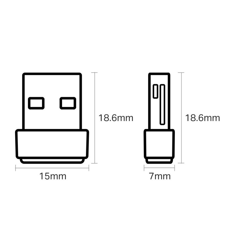 TP-LINK Archer T2U Nano WLAN 633 Mbit s