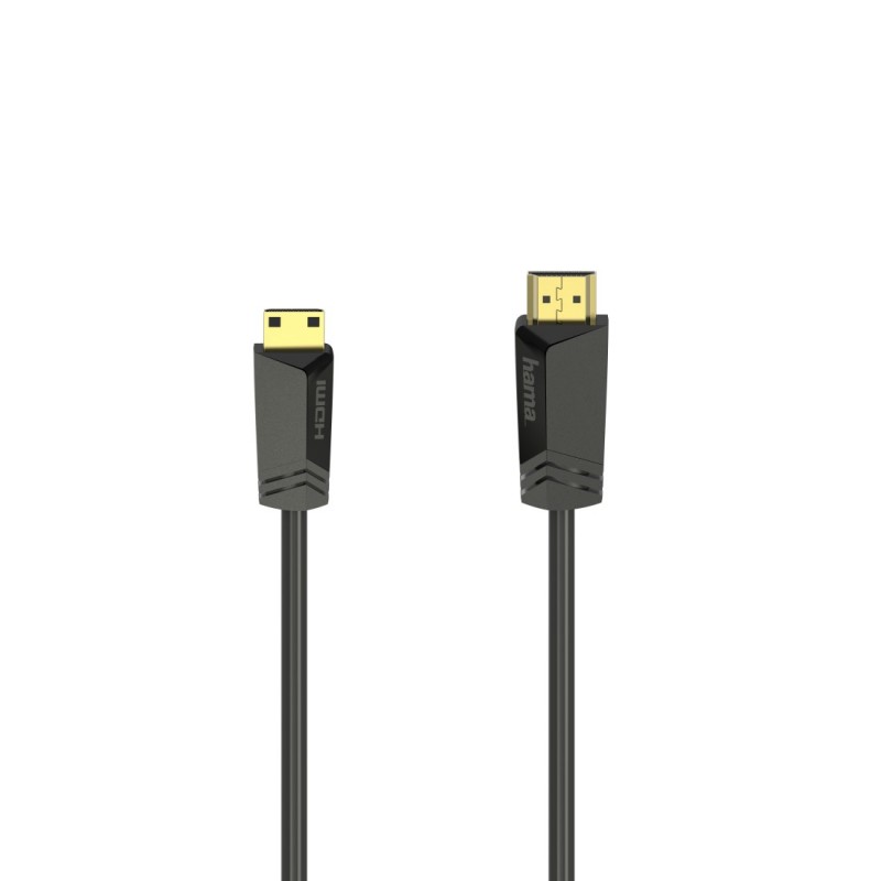 Hama 00205015 HDMI-Kabel 1,5 m HDMI Typ A (Standard) HDMI Type C (Mini) Schwarz