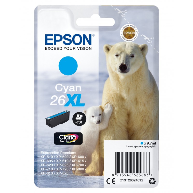 Epson Polar bear Cart Ciano xl
