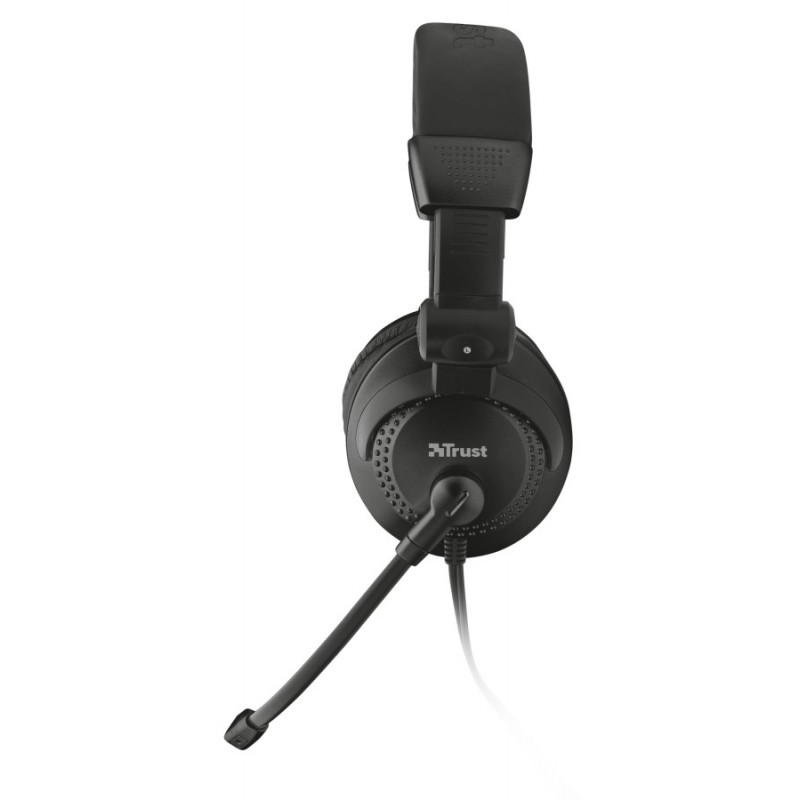Trust Como Headset Wired Head-band Calls Music Black