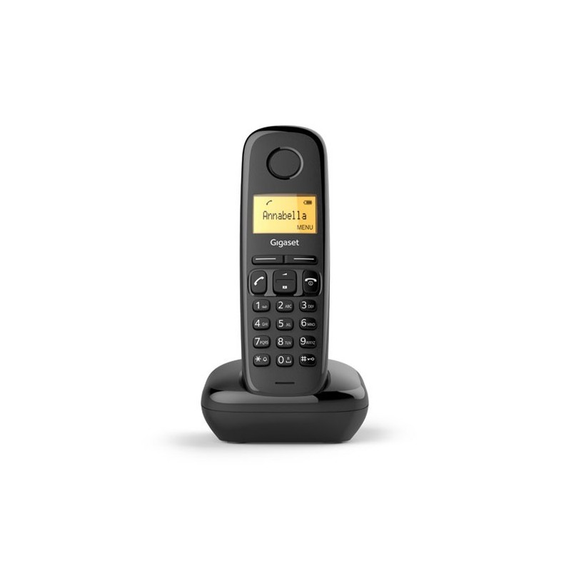 Gigaset A170 Duo Analog DECT telephone Caller ID Black