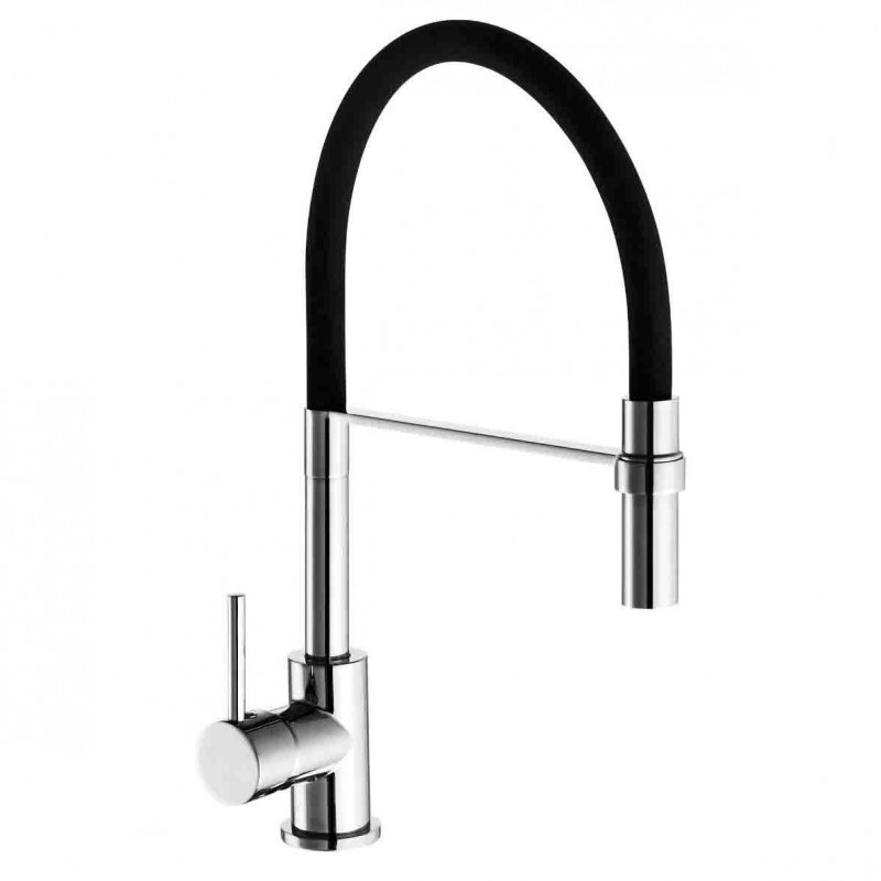 IDRO-BRIC SCARUB0703NE robinet Noir, Chrome