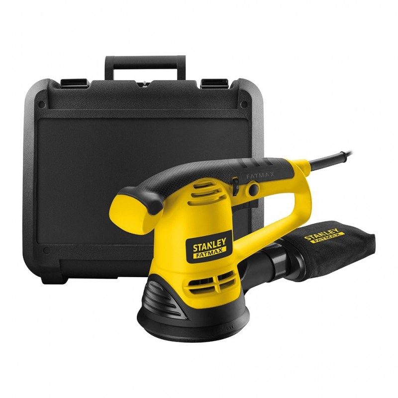 Stanley FME440K Ponceuse à disque 12000 tr min Noir, Jaune 480 W