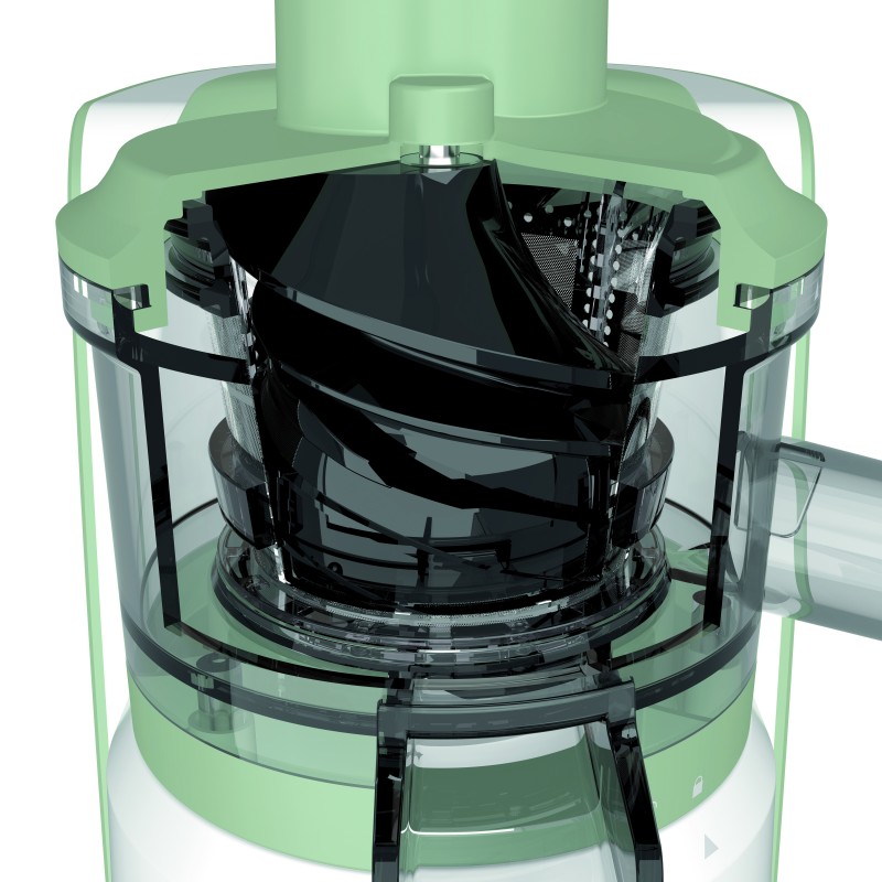 Imetec Succovita Slow juicer 150 W Green, White