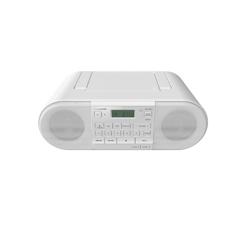 Panasonic RX-D552 Digital 20 W Weiß