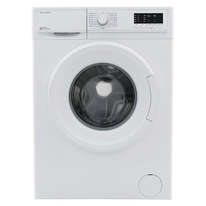 Sharp ES-HFA6103WD lavadora Carga frontal 6 kg 1000 RPM Blanco