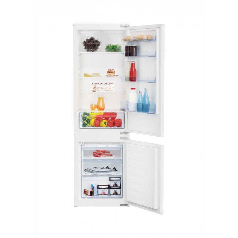 Beko BCS28KFSN Kühlschrank mit Gefrierfach Freistehend 275 l F Weiß