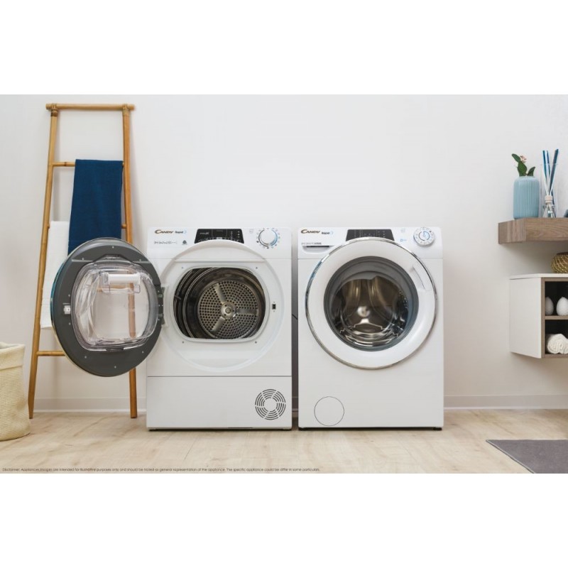 Candy RapidÓ ROE H9A2TCEX-S sèche-linge Autoportante Charge avant 9 kg A++ Blanc