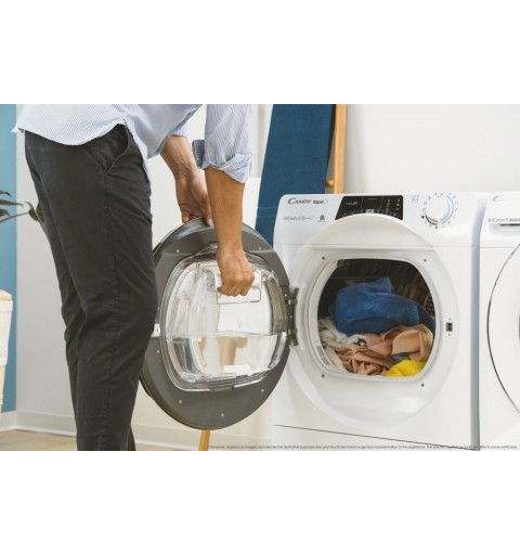 Candy RapidÓ ROE H9A2TCEX-S sèche-linge Autoportante Charge avant 9 kg A++ Blanc