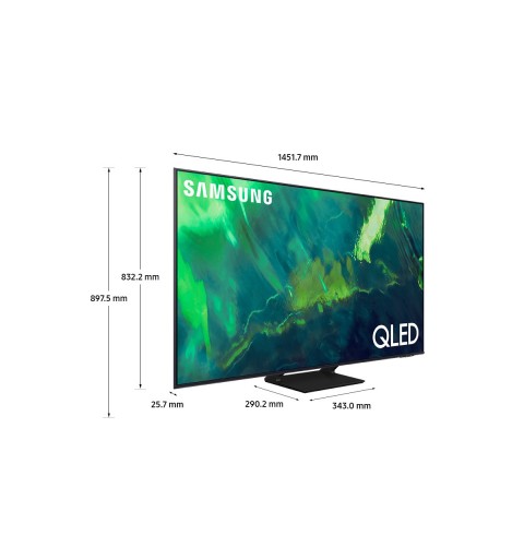 Samsung TV QLED 4K 65” QE65Q70A Smart TV Wi-Fi Titan Gray 2021