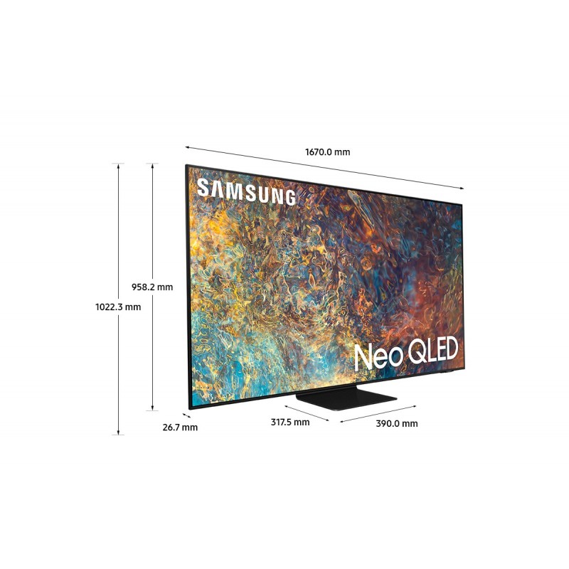 Samsung QE75QN90A 190,5 cm (75 Zoll) 4K Ultra HD Smart-TV WLAN Schwarz