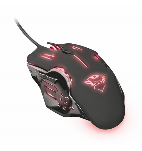 Trust GXT 108 Rava ratón mano derecha USB tipo A Óptico 2000 DPI