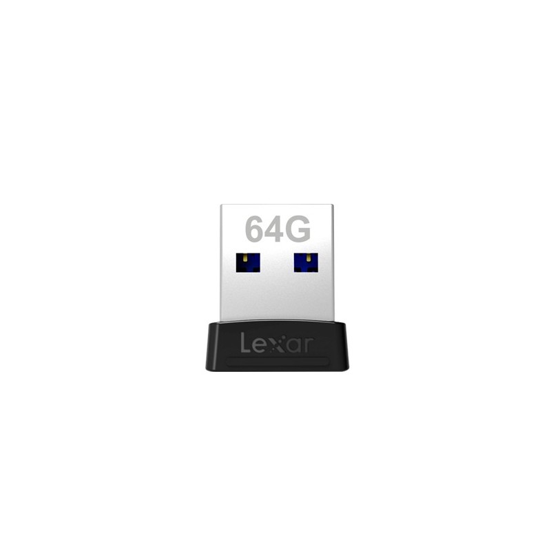 Lexar JumpDrive S47 unidad flash USB 64 GB USB tipo A 3.2 Gen 1 (3.1 Gen 1) Negro